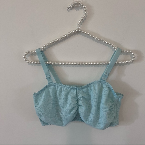 Cacique Lane Bryant Light Blue Lace Bralette |18/20| - Picture 1 of 4